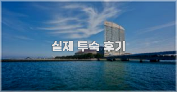 💬 실제 투숙 후기