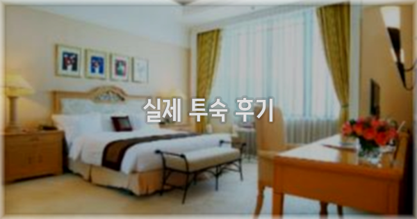 💬 실제 투숙 후기
